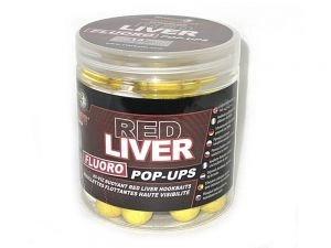 Pop Up Boilies Fluo Probiotic Red Liver 20mm 80g